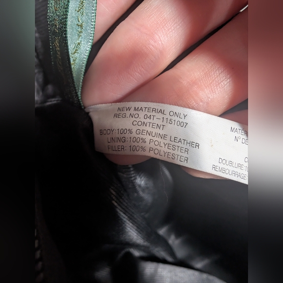 Vintage 90s Ralph Lauren Black Pebbled Leather Shoulder Bag - Picture 4 of 8